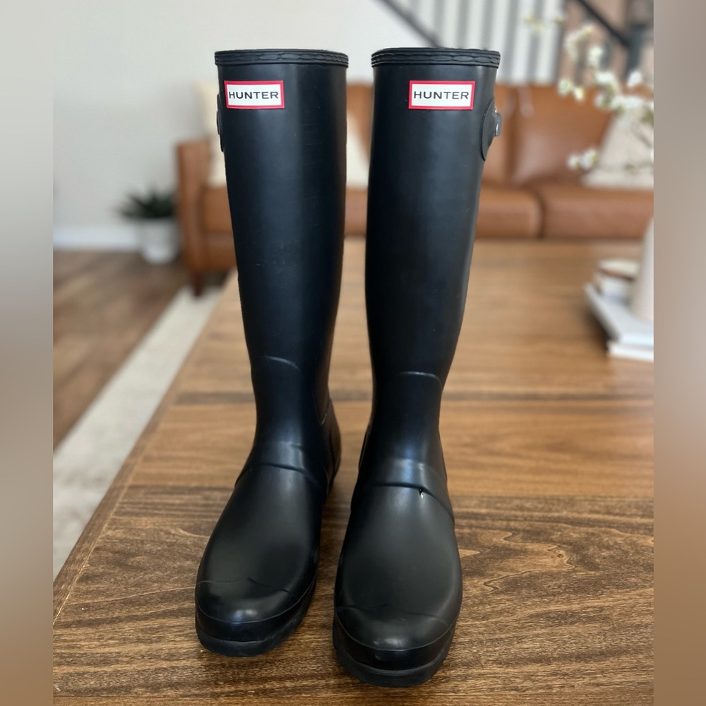 Black Hunter Boots | Women’s US 10